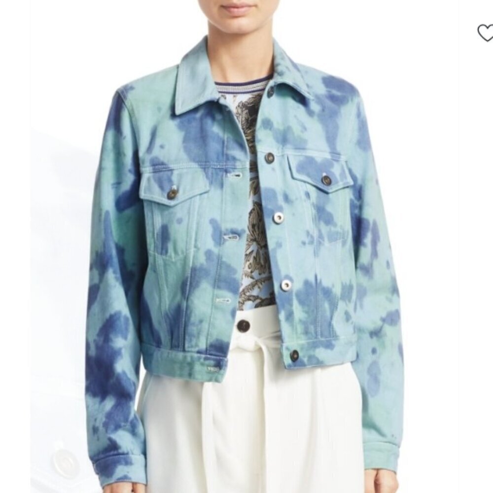 3.1 Phillip Lim Tie-Dye Denim Jacket Size 0